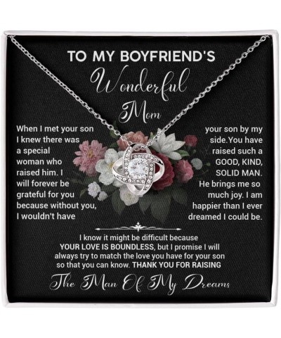 To My Boyfriend's Mom Necklace, Boyfriend's Mom Gifts From Girlfriend, Necklace For Boyfriend's Mom, Gifts For Boyfriend's Mo...