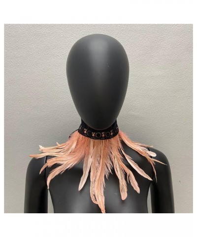 Feather Choker Gothic Feather Choker for Halloween Feather Scarf Choker for Halloween Cosplay Costume Accessories Type 13 $7....