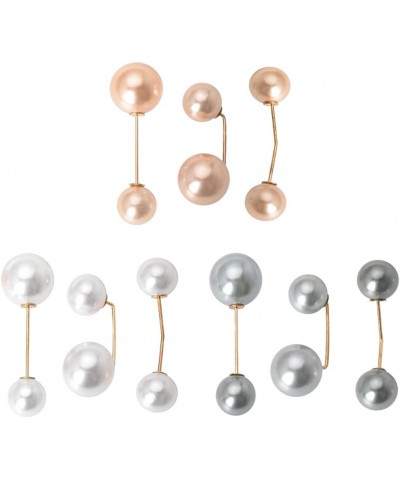 Artificial Pearl Brooch Pins for Women Girls Anti-Exposure Neckline Safety Pins for Clothes Sweater Shawl Clips for Women Men...