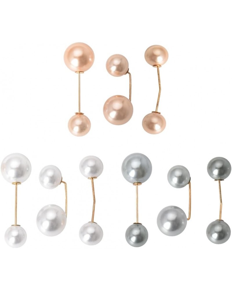 Artificial Pearl Brooch Pins for Women Girls Anti-Exposure Neckline Safety Pins for Clothes Sweater Shawl Clips for Women Men...