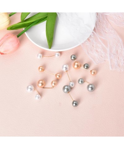 Artificial Pearl Brooch Pins for Women Girls Anti-Exposure Neckline Safety Pins for Clothes Sweater Shawl Clips for Women Men...