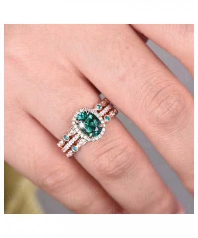 Women's Rings 925 Sterling Silver Promise Wedding Ceremony Vintage with Diamond Created Cocktail Promise Ring T Green 10 $4.0...