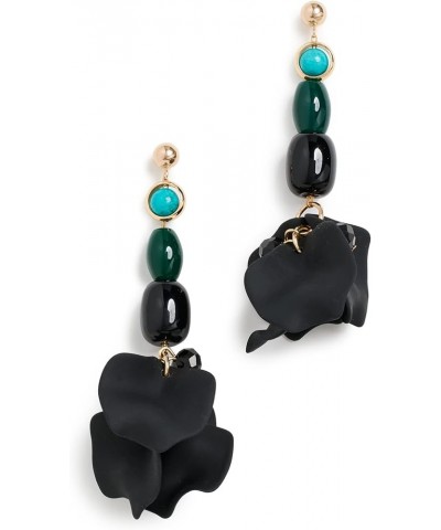 Women's Black Orchid Earrings Black $22.54 Earrings