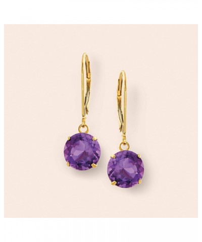 3.20 ct. t.w. Amethyst Drop Earrings in 14kt Yellow Gold $83.25 Earrings