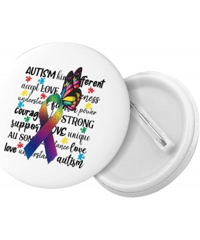 Autistic Autism Awareness Day Month 2023 Pins Round Button Brooches Clothes Pin Badge Holder Chest Decoration for Backpack Ha...