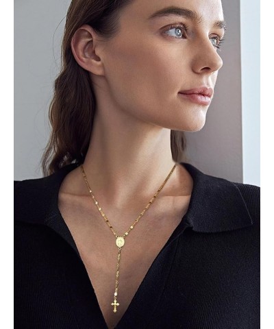 Cross Necklace for Women Gold Layered Cross Necklace Sideways Cross Necklace for Girls U: Lcross-G $5.86 Necklaces