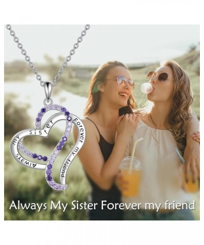 Christmas Gifts for Women S925 Sterling Silver Sisters/Mother/Family Necklace Pendant Jewelry Gifts for Women Wife Girls Birt...