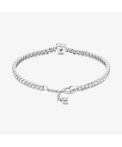 Beads & Pavé Bracelet Timeless Bracelet for Women - Features Sterling Silver & Cubic Zirconia - Mother's Day Gift 7.9 With Gi...