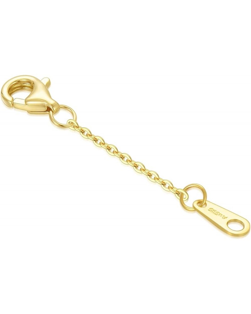 14k Gold 1"/1.5"/2"/2.5"/3"/4"/5"/6" Necklace Bracelet Extender Chain, Necklace Extender Gold 14k, Durable Removable Gold Cha...