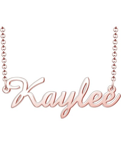 Name Necklace Personalized Gifts Customized Name Necklace Kaylee Rose Gold $15.65 Necklaces