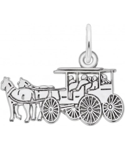 Horse & Carriage Charm, Charms for Bracelets and Necklaces Sterling Silver $120.00 Bracelets