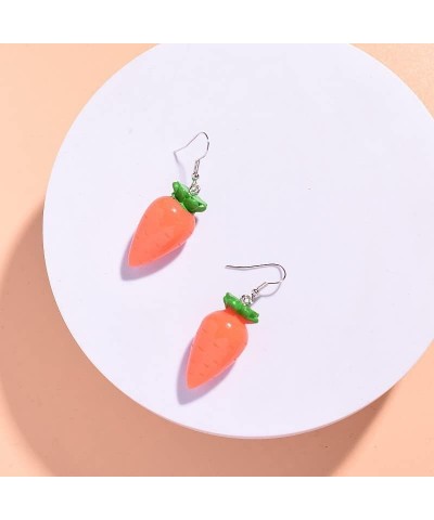 Beaded Easter Earrings for Women Girls Dangling Cute Rabbit Egg Earrings Easter Gifts for Women Friends Carrots+Bunny $7.09 E...