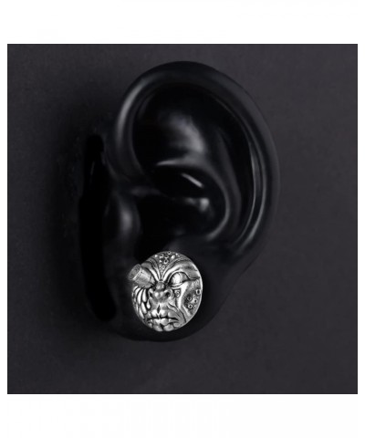 2PCS Surgical Steel Screw Fit Flesh Tunnels Skeleton Gothic Ear Expander Stretching Plugs Gauge 0G-1"(8mm-25mm) 7/8"-22mm 3 S...