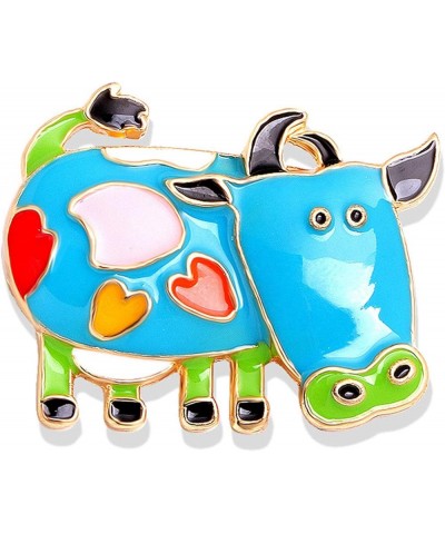 Unisex Lovely Cow Cattle Brooches Party Pin Clothes Decoration Jewelry Gift,Vintage Fashion Brooch Pins for Women Teen Girls ...