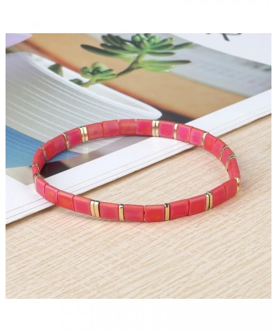 Stretch Bracelets Miyuki Tila Beads Bracelets Colorful Friendship Bracelets for Women 12H $8.75 Bracelets