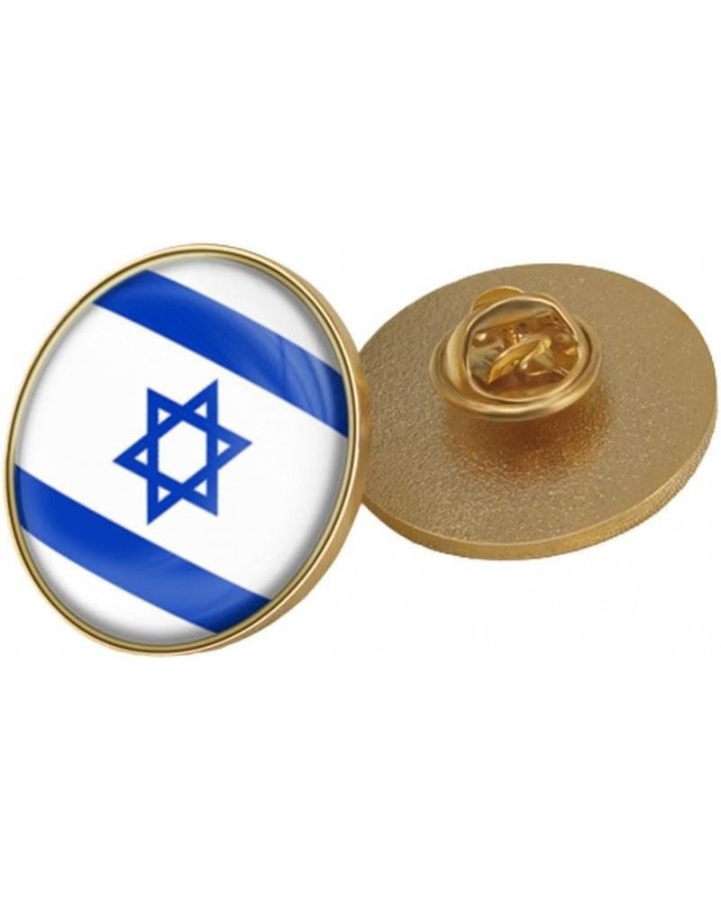 Israeli Flag Brooches Pin I Stand with Israel Flag Lapel Pin Metal Patriotic Israeli Badges Israeli Flag Pin Brooch C $4.36 B...