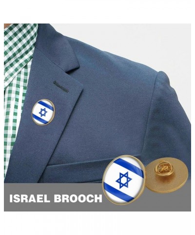 Israeli Flag Brooches Pin I Stand with Israel Flag Lapel Pin Metal Patriotic Israeli Badges Israeli Flag Pin Brooch C $4.36 B...