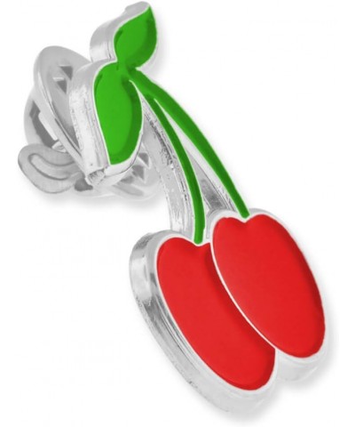 Fruit Food School Teacher Enamel Lapel Pin 1 Piece Double Cherry $20.51 Others