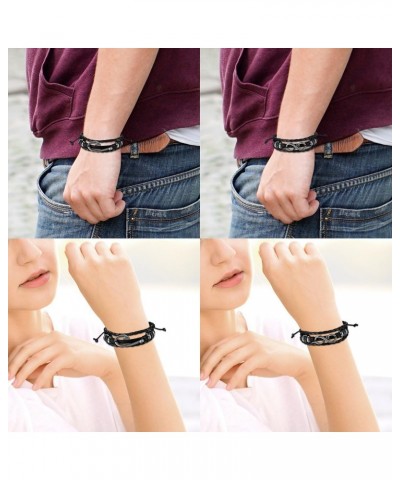 2pcs Mens Womens Stainless Steel Cubic Zirconia Infinity Charm Fish Hook Link Bracelet,Size Adjustable $10.43 Bracelets