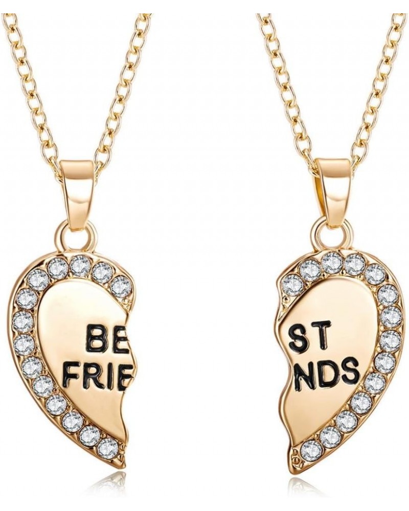 2018 Fashion Girl Women Best Friend Unisex Mens Womens Heart Pendant Necklace Jewelry Chain New (Gold) $7.14 Others