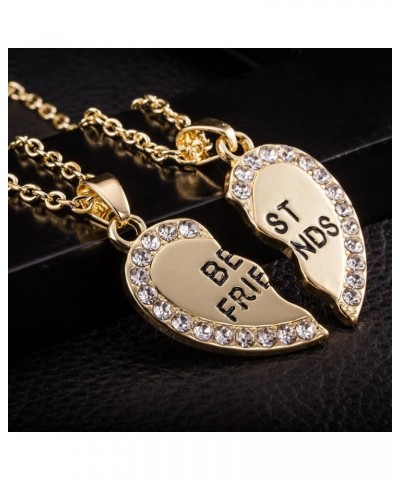 2018 Fashion Girl Women Best Friend Unisex Mens Womens Heart Pendant Necklace Jewelry Chain New (Gold) $7.14 Others