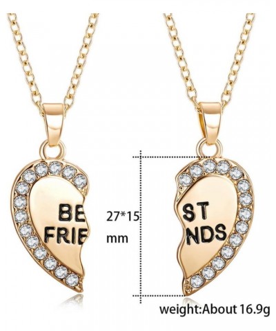 2018 Fashion Girl Women Best Friend Unisex Mens Womens Heart Pendant Necklace Jewelry Chain New (Gold) $7.14 Others