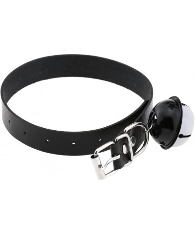 Multicolor PU Simulated Leather Bell Belt Collar Choker Necklace White $7.55 Necklaces