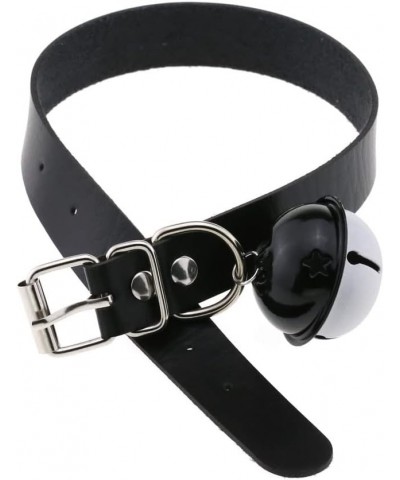 Multicolor PU Simulated Leather Bell Belt Collar Choker Necklace White $7.55 Necklaces