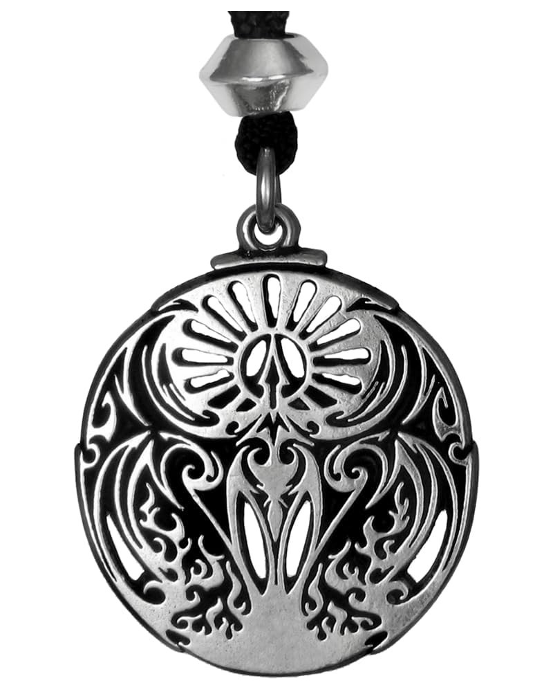 Pewter Mythical Rite of the Phoenix Fire Bird Pendant $10.75 Pendants