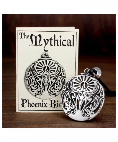 Pewter Mythical Rite of the Phoenix Fire Bird Pendant $10.75 Pendants