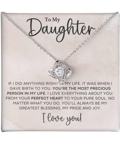 Daughter Gifts, Mother Daughter Necklace, To My Daughter, Mom Daughter Necklace, Birthday Gifts for Daughter Adult, Mother Da...