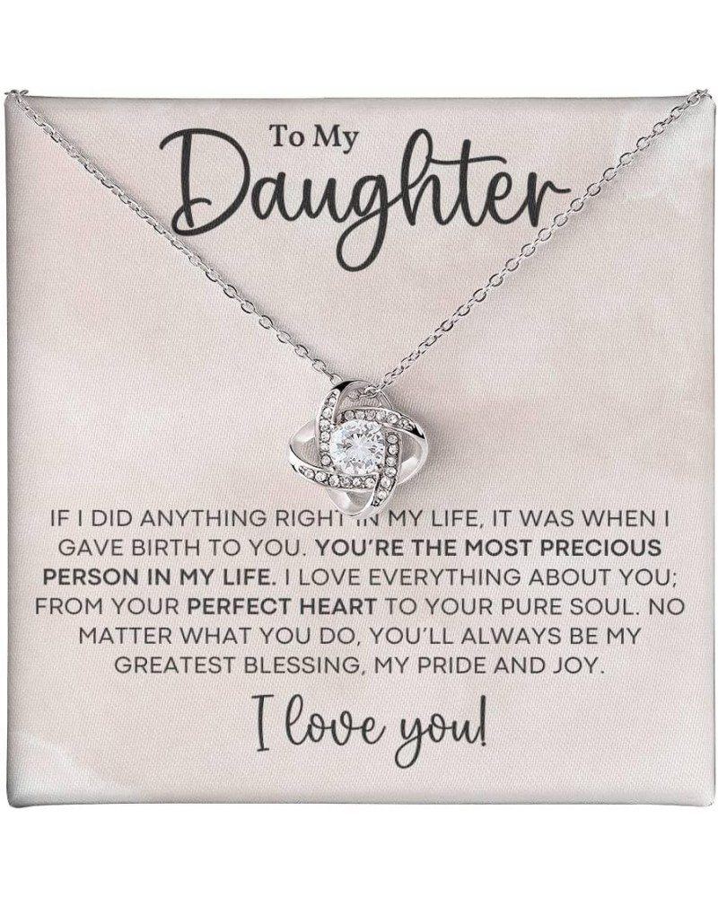 Daughter Gifts, Mother Daughter Necklace, To My Daughter, Mom Daughter Necklace, Birthday Gifts for Daughter Adult, Mother Da...