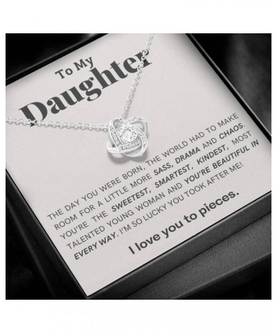 Daughter Gifts, Mother Daughter Necklace, To My Daughter, Mom Daughter Necklace, Birthday Gifts for Daughter Adult, Mother Da...