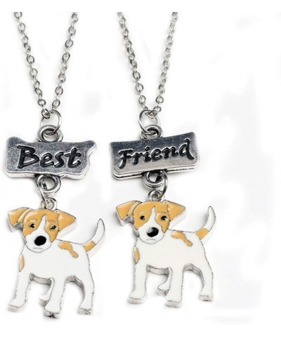 Best Friend Necklaces,Lovely Dog Pendant Friendship Set Metal Necklace for Valentine's Day Present Birthday Christmas Jack Ru...