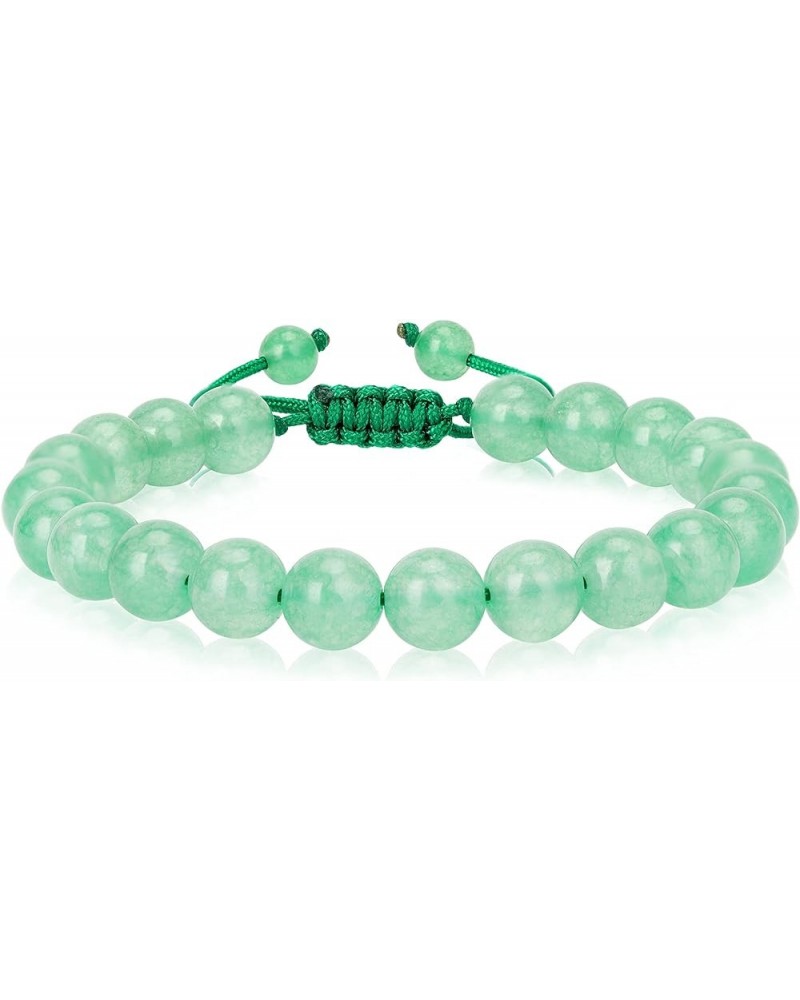 Natural Healing Crystal Beads Bracelet Gemstone Couple Adjustable Gift Bracelet Green Aventurine $8.39 Bracelets