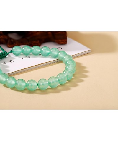 Natural Healing Crystal Beads Bracelet Gemstone Couple Adjustable Gift Bracelet Green Aventurine $8.39 Bracelets