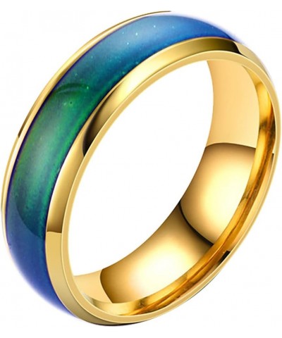 Mens Women Wedding Rings Fashion Jewelry Engagement Rings Opal Sapphire Bridal Band Promise Rings (White, 10) Gold-b 11 $5.93...