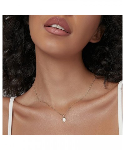 Gold Pendant Necklace for Women 18K Gold Plated Dainty Gold Necklace for Women, Jewelry Gift for Her Turtle $6.71 Necklaces