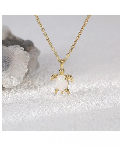 Gold Pendant Necklace for Women 18K Gold Plated Dainty Gold Necklace for Women, Jewelry Gift for Her Turtle $6.71 Necklaces