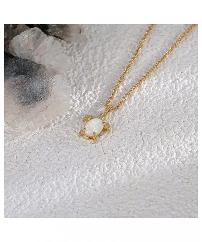 Gold Pendant Necklace for Women 18K Gold Plated Dainty Gold Necklace for Women, Jewelry Gift for Her Turtle $6.71 Necklaces