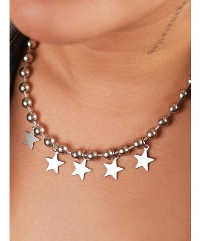 Grunge Y2k Aesthetic Star Necklace, Star Necklace Y2k, Y2k Necklace, Grunge Necklace, Star Necklace for Women, Christmas Jewe...