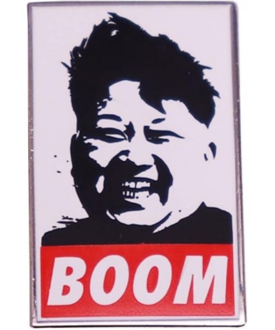 Happy Kim Jong Un Enamel Pin Supremeee-Leader Brooch Boom Badge Funny Celebrity Jwelery Decor for Backpacks, Women, Collectio...