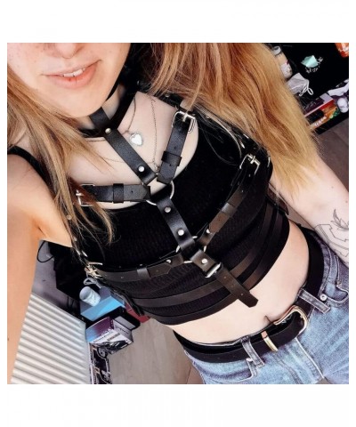 Leather Body Chain Adjustable Waist Chain Belt,Gothic Fashion Waist Belt for Women 253-m $11.04 Body Jewelry