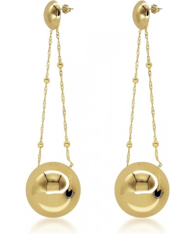 Drop Dangle Earrings Fashion For Women Ladies Jewelry Gift gold ball $9.00 Earrings