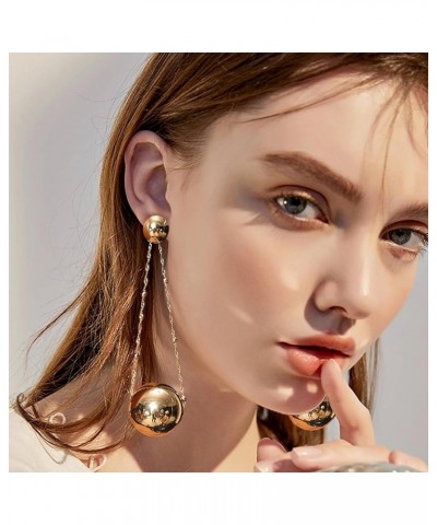 Drop Dangle Earrings Fashion For Women Ladies Jewelry Gift gold ball $9.00 Earrings