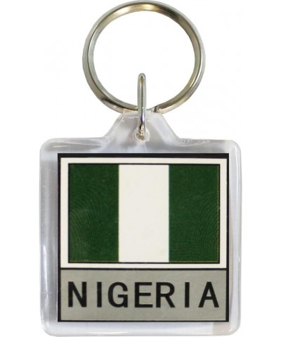 Nigeria - Country Lucite Key Ring $8.20 Rings