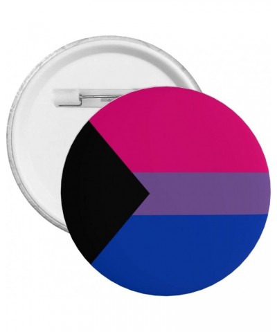 DemiBisexual Pride Flag LGBTQ Round Badges 1.2 Inches Button Pins Badge Brooch Decoration for Men and Women $10.76 Brooches &...