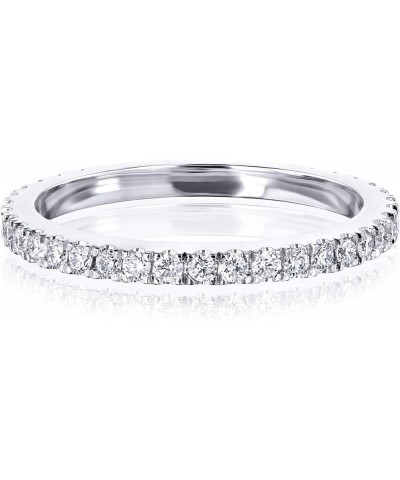 Lab Grown Diamond Near Eternity Ring White Gold $148.48 Bracelets