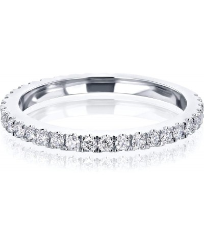 Lab Grown Diamond Near Eternity Ring White Gold $148.48 Bracelets