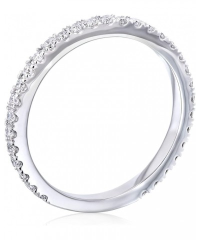 Lab Grown Diamond Near Eternity Ring White Gold $148.48 Bracelets